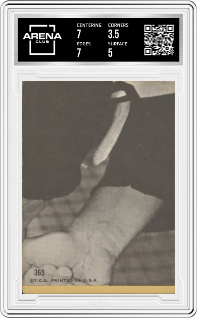 Brooks Robinson from the 1968 Topps set graded by Arena Club and given an overall grade of 4.