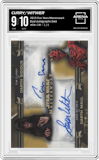 Tim Curry/Sam Witwer from the 2019 Star Wars Masterwork set featuring a Gold parallel graded by Arena Club and given an overall grade of 9.