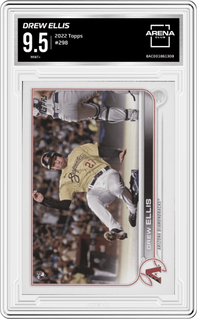 Drew Ellis from the 2022 Topps   set graded by Arena Club and given an overall grade of 9.5.
