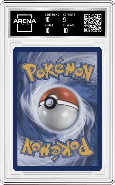 Lapras from the 2022 Pokemon SWSH set graded by Arena Club and given an overall grade of 9.5.