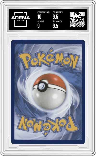 Blissey  from the 2022 Pokemon SWSH set graded by Arena Club and given an overall grade of 9.5.