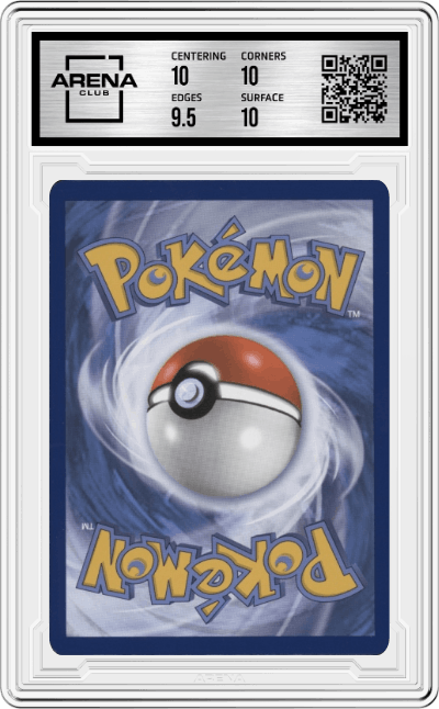 Zapdos from the 2022 Pokemon SWSH set graded by Arena Club and given an overall grade of 10.