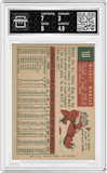Mickey Mantle from the 1959 Topps set graded by Arena Club and given an overall grade of 3.5.