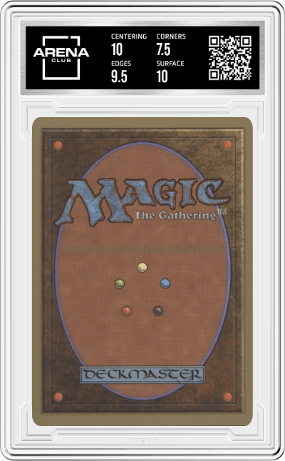 Steal Artifact from the 1993 Magic The Gathering set graded by Arena Club and given an overall grade of 8.