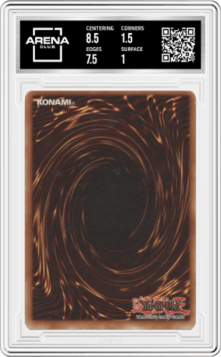 The Wicked Worm Beast from the 2002 Yu-Gi-Oh! EN set graded by Arena Club.