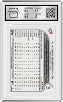 Vladimir Guerrero Jr. from the 2022 Topps Chrome set graded by Arena Club and given an overall grade of 10.