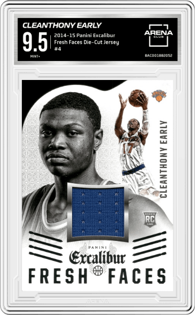 Cleanthony Early  from the 2014-15 Panini Excalibur set graded by Arena Club and given an overall grade of 9.5.