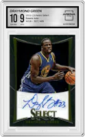 Draymond Green from the 2012-13 Panini Select set graded by Arena Club and given an overall grade of 10.