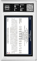 Stephen Curry from the 2009-10 Topps set graded by Arena Club and given an overall grade of 8.5.