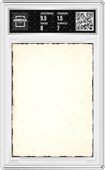 Tom Haller from the 1969 Topps set graded by Arena Club and given an overall grade of 2.