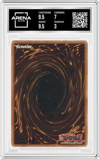 Scrd Phnx Of Nphthys from the 2005 Yu-Gi-Oh! set graded by Arena Club and given an overall grade of 3.5.