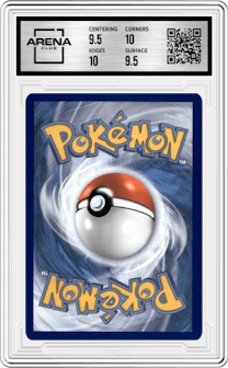Hisuian Zoroark VSTAR from the 2022 Pokemon SWSH set graded by Arena Club and given an overall grade of 10.