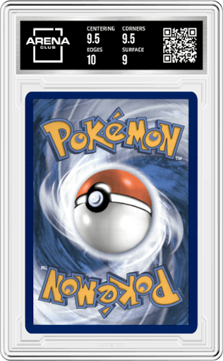 Hisuian Arcanine from the 2022 Pokemon SWSH set graded by Arena Club and given an overall grade of 9.5.