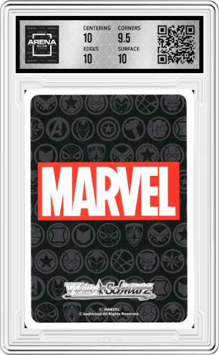 Professional Strategist Nick Fury from the 2021 Weiss Schwarz JPN set graded by Arena Club and given an overall grade of 10.