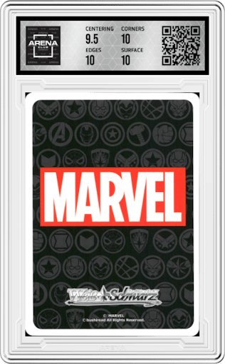 Hulk, Hyper Adrenaline Hero from the 2021 Weiss Schwarz JPN set graded by Arena Club and given an overall grade of 10.