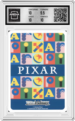 Marlin/Dory from the 2022 Weiss Schwarz JPN set graded by Arena Club and given an overall grade of 10.