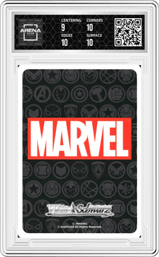 Treasure Hunter, Star-Lord from the 2021 Weiss Schwarz JPN set graded by Arena Club and given an overall grade of 9.5.