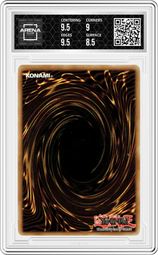 Theinen the Great Sphinx from the 2004 Yu-Gi-Oh!  set graded by Arena Club and given an overall grade of 9.