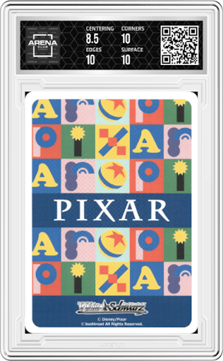 Toy Friends, Alien from the 2022 Weiss Schwarz JPN set graded by Arena Club and given an overall grade of 9.