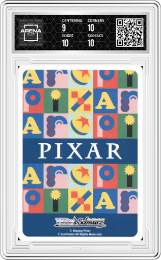 Nemesis Buzz & Zerg from the 2022 Weiss Schwarz JPN set graded by Arena Club and given an overall grade of 9.5.