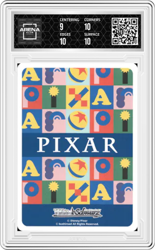 Nemesis Buzz & Zerg from the 2022 Weiss Schwarz JPN set graded by Arena Club and given an overall grade of 9.5.