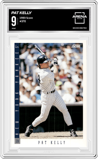 Pat Kelly from the 1993 Score  set graded by Arena Club and given an overall grade of 9.