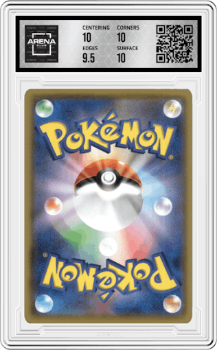 Obstagoon from the 2021 Pokemon SWSH JPN set graded by Arena Club and given an overall grade of 10.