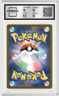 Smeargle from the 2022 Pokemon SWSH JPN set graded by Arena Club and given an overall grade of 10.
