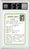 Lee Trevino from the 1981 Donruss set graded by Arena Club and given an overall grade of 8.5.