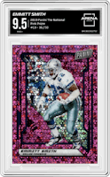 Emmitt Smith from the 2019 Panini National Convention Wrapper Redemption set featuring a Pink Prizm parallel graded by Arena Club and given an overall grade of 9.5.