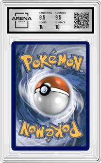 Machamp from the 2020 Pokemon SWSH set graded by Arena Club and given an overall grade of 10.