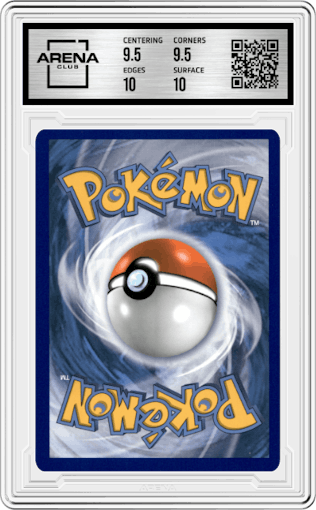 Machamp from the 2020 Pokemon SWSH set graded by Arena Club and given an overall grade of 10.