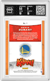 Kevin Durant from the 2018-19 Panini Crown Royale set graded by Arena Club and given an overall grade of 9.5.