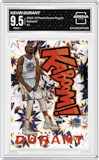 Kevin Durant from the 2018-19 Panini Crown Royale set graded by Arena Club and given an overall grade of 9.5.