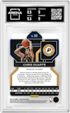Chris Duarte from the 2021-22 Panini Prizm  set graded by Arena Club and given an overall grade of 9.