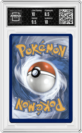 Radiant Hisuian Sneasler from the 2022 Pokemon SWSH set graded by Arena Club and given an overall grade of 9.