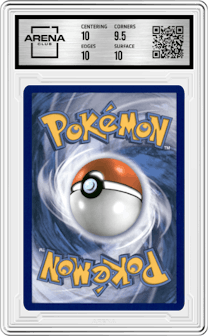 Kangaskhan from the 2018 Pokemon S&M  set graded by Arena Club and given an overall grade of 10.