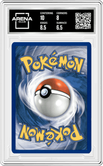Sabrina's Drowzee from the 2000 Pokemon GH set graded by Arena Club and given an overall grade of 7.