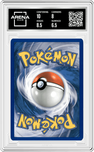 Sabrina's Drowzee from the 2000 Pokemon GH set graded by Arena Club and given an overall grade of 7.