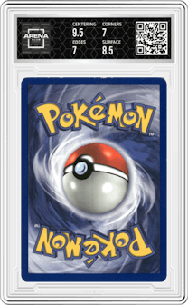 Hypno from the 1999 Pokemon set graded by Arena Club and given an overall grade of 7.5.