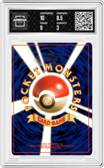 Misty's Magikarp  from the 1998 Pokemon JPN set graded by Arena Club and given an overall grade of 3.5.