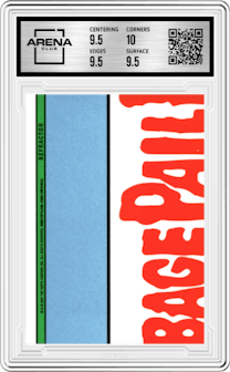 Basket Casey from the 2021 Topps Chrome Garbage Pail Kids Original Series 4 set featuring a Refractor parallel graded by Arena Club and given an overall grade of 10.