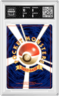 Switch from the 1996 Pokemon JPN set graded by Arena Club and given an overall grade of 6.5.