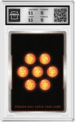 Blazing Technique from the 2019 Dragon Ball S set graded by Arena Club and given an overall grade of 10.