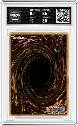 ZW-Sylphid Wing from the 2021 Yu-Gi-Oh! set graded by Arena Club and given an overall grade of 9.