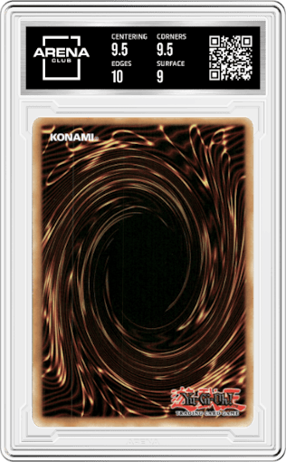 Break the Destiny from the 2021 Yu-Gi-Oh! set graded by Arena Club and given an overall grade of 9.5.