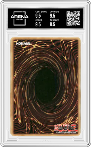 ZW - Eagle Claw from the 2021 Yu-Gi-Oh! set graded by Arena Club and given an overall grade of 9.
