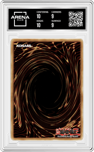 Ice Mirror from the 2021 Yu-Gi-Oh! set graded by Arena Club and given an overall grade of 9.5.