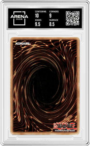 Kaiju Capture Mission from the 2021 Yu-Gi-Oh! set graded by Arena Club and given an overall grade of 9.