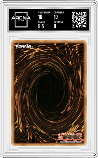 Gishki Avance from the 2013 Yu-Gi-Oh! set graded by Arena Club and given an overall grade of 8.5.